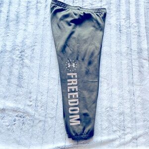 Under Armour Gray FREEDOM Straight Leg Pants